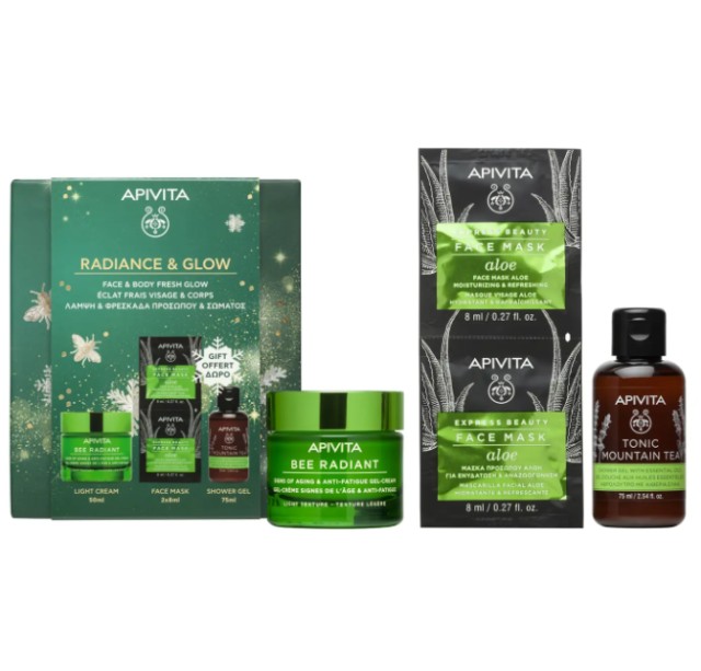 Apivita Radiance&Glow Bee Radiant Light Cream 50ml Promo Pack