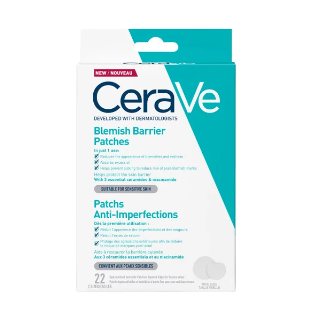 Cerave Blemish Barrier Patches Αυτοκόλλητα Επιθέματα Κατά των Ατελειών 22τμχ