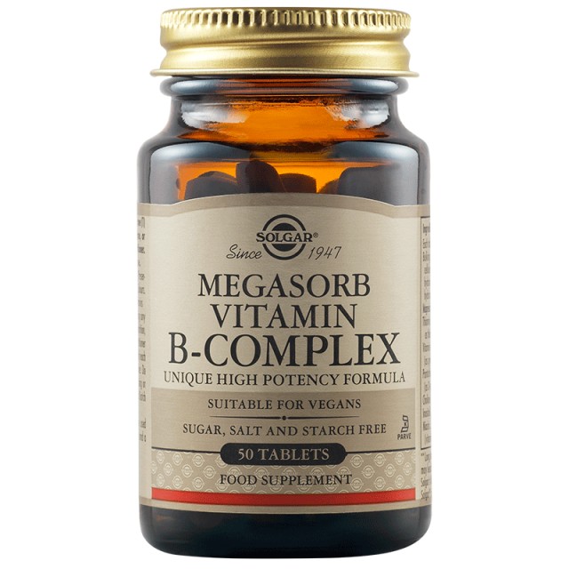 Solgar Megasorb B-Complex 50 50tabs