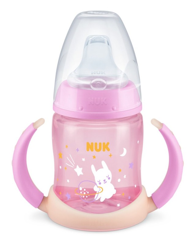 NUK First Choice Εκπαιδευτικό Ποτήρι Night Ροζ 150ml 6-18m