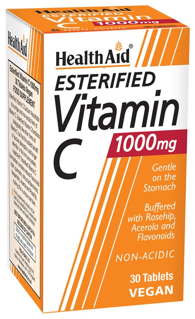 Health Aid Esterified Vitamin C 1000mg Vegan 30caps