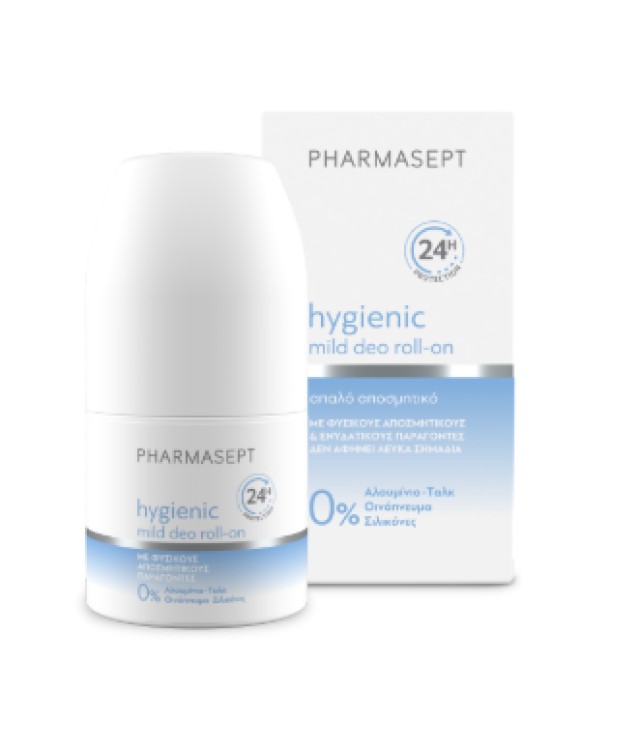 Pharmasept Hygienic Mild Deo Roll-on 24h Απαλό Αποσμητικό για Ευαίσθητες Επιδερμίδες 50ml