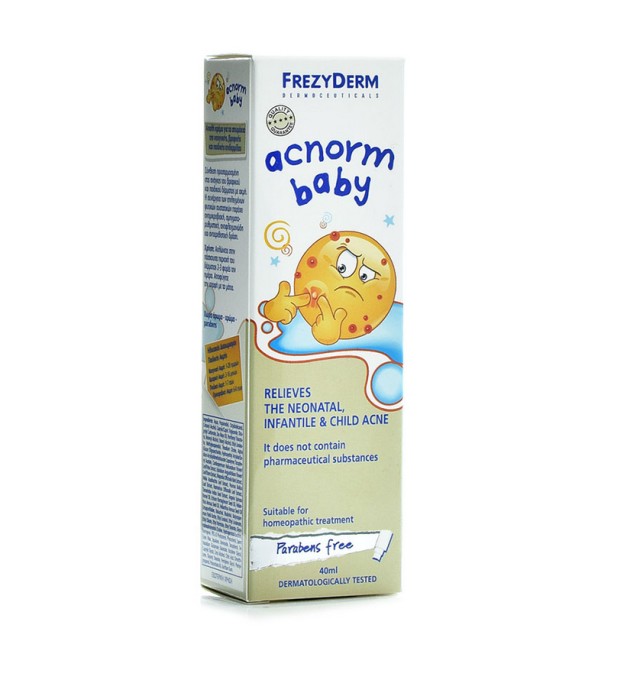 Frezyderm Acnorm Baby Απαλή Κρέμα για τη Νεογνική, Βρεφική & Παιδική Ακμή 40ml