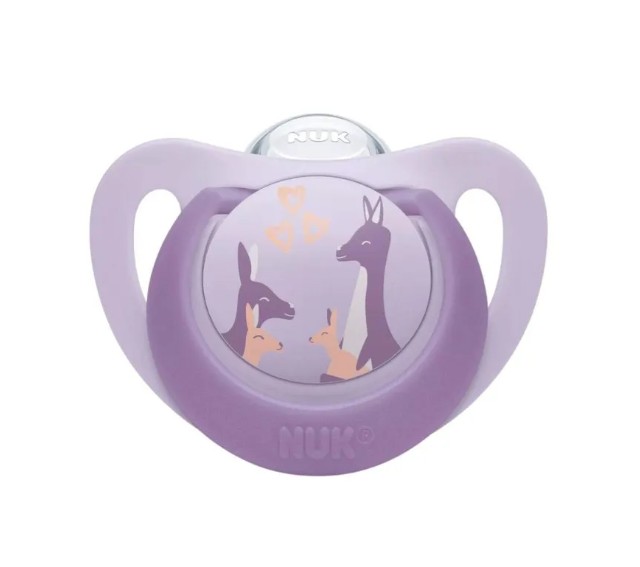 NUK First Choice Πιπίλα Σιλικόνης 18-36m Μωβ