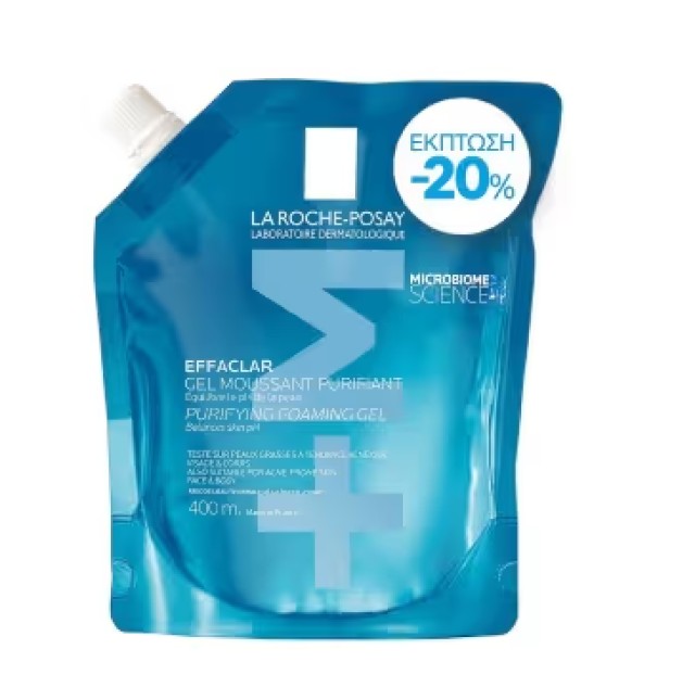 La Roche Posay Effaclar Gel Moussant Refill 400ml -20%