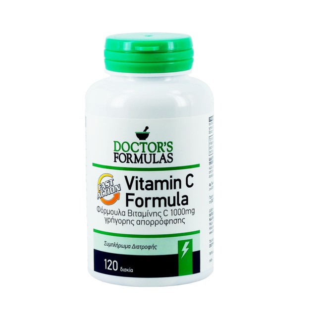 Doctors Formulas Vit.C 1000mg - Φόρμουλα Βιταμίνης C 120 δισκία