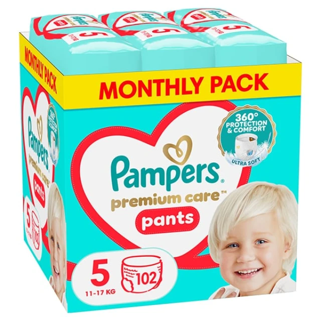 Pampers Premium Care Pants No 5 11-17kg 102τμχ