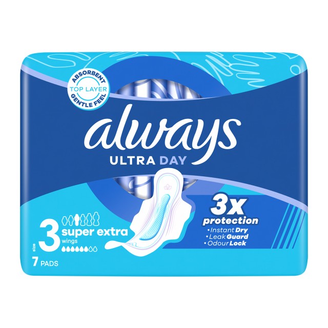 Always Ultra Super Extra Σερβιέτες No3 7τμχ