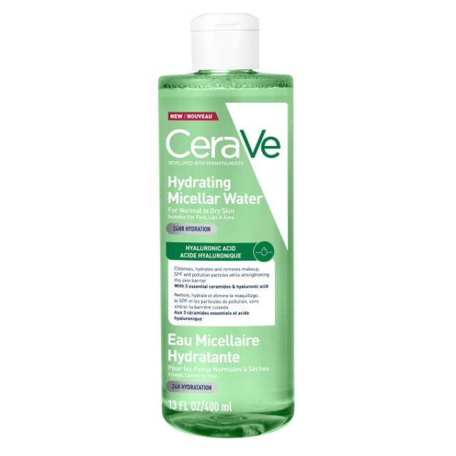 Cerave Hydrating Micellar Water Νερό Καθαρισμού & Ντεμακιγιάζ 400ml