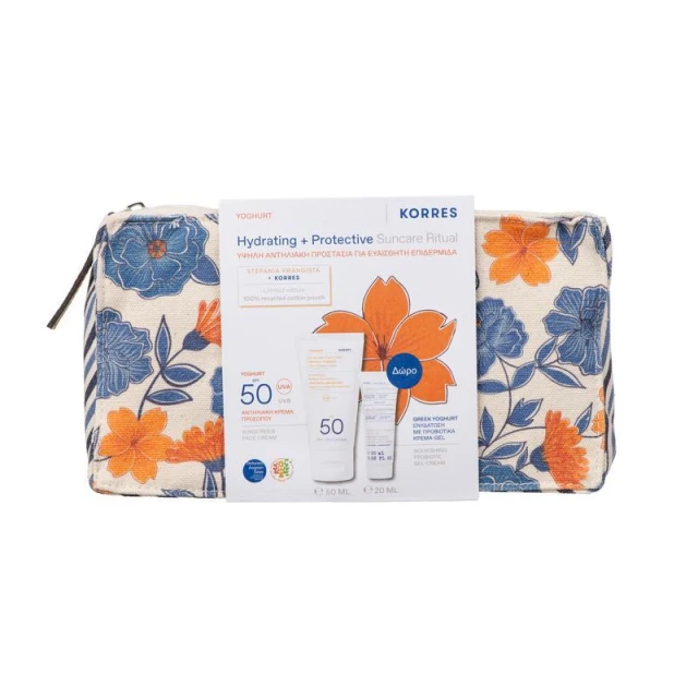 Korres Γιαούρτι Αντηλιακή Κρέμα Προσώπου SPF50 Promo Pack