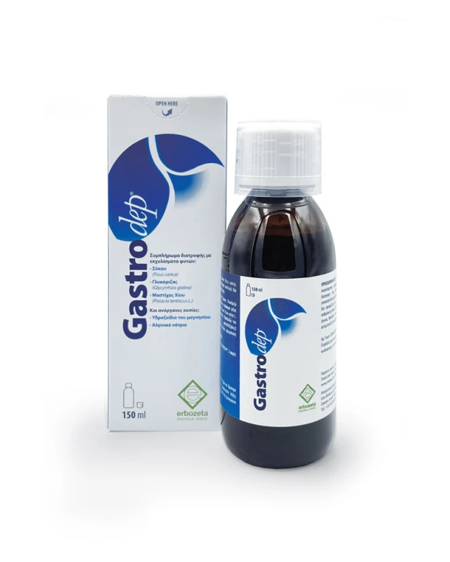 Gastrodep Συμπλήρωμα Διατροφής κατά της Γαστροοισοφαγικής Παλινδρόμησης 150ml