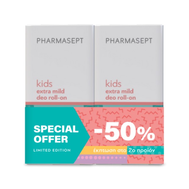 Pharmasept Kids Extra Mild Deo Roll-on -50% 2o Προϊον