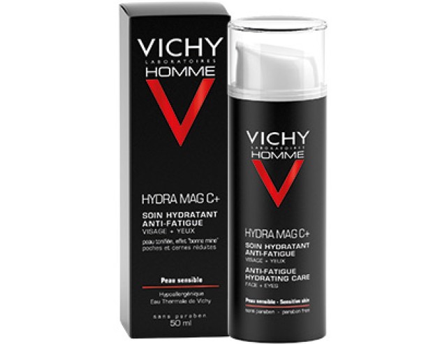 Vichy Homme Hydra Mag C Ανδρική Κρέμα Προσώπου για ευαίσθητες επιδερμίδες 50ml