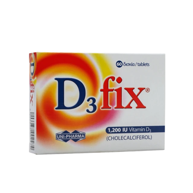 Unipharma D3 Fix 1200iu 60tabs