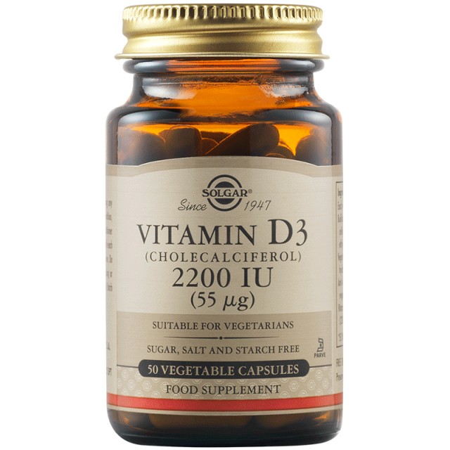 Solgar Vitamin D3 2200iu 50caps