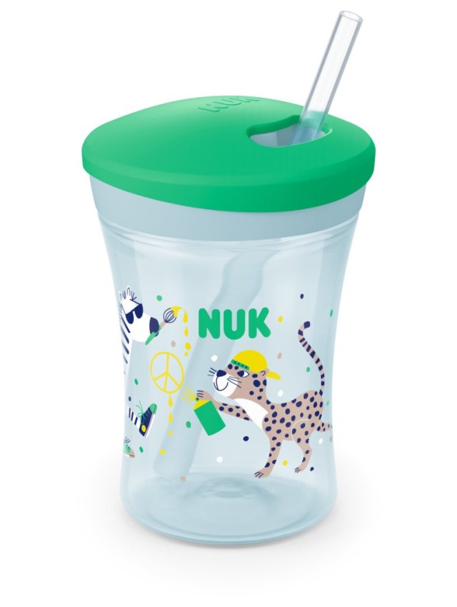 NUK Action Cup Πράσινο 230ml 12m+