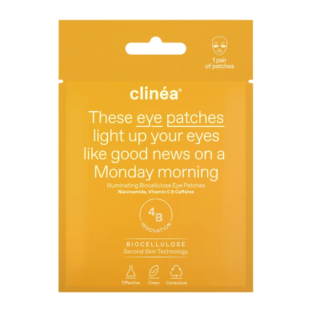 Clinea Illuminating Biocellulose Eye Patches