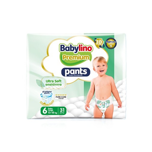 Babylino Premium Pants Extra Large No6 13-18kg 31τμχ