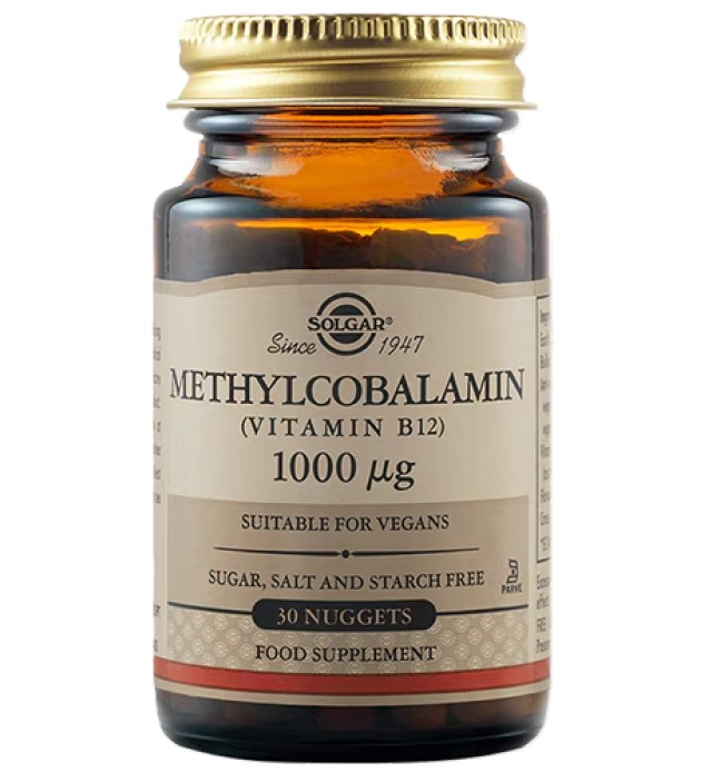 Solgar Vit B12 1000mg Methylcobalamine 1000mg 30nuggets