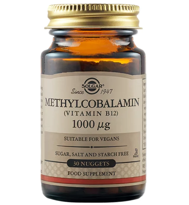 Solgar Vit B12 1000mg Methylcobalamine 1000mg 30nuggets