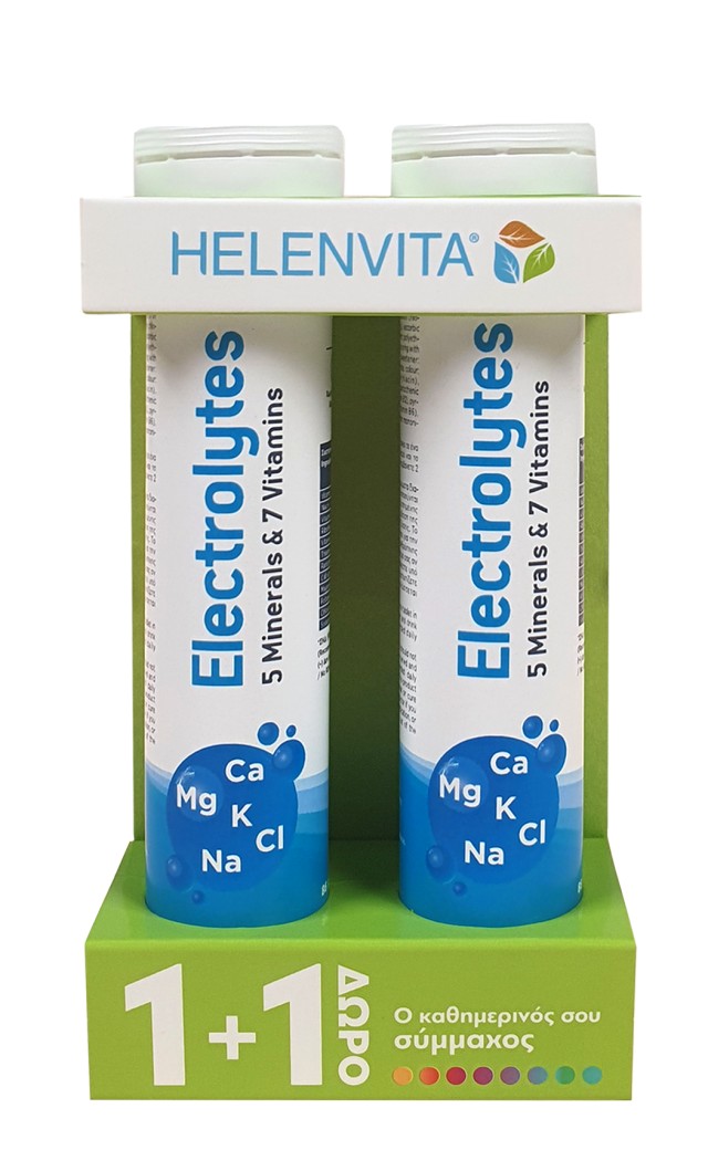Helenvita Electrolytes 20tabs Αναβράζουσες 1+1