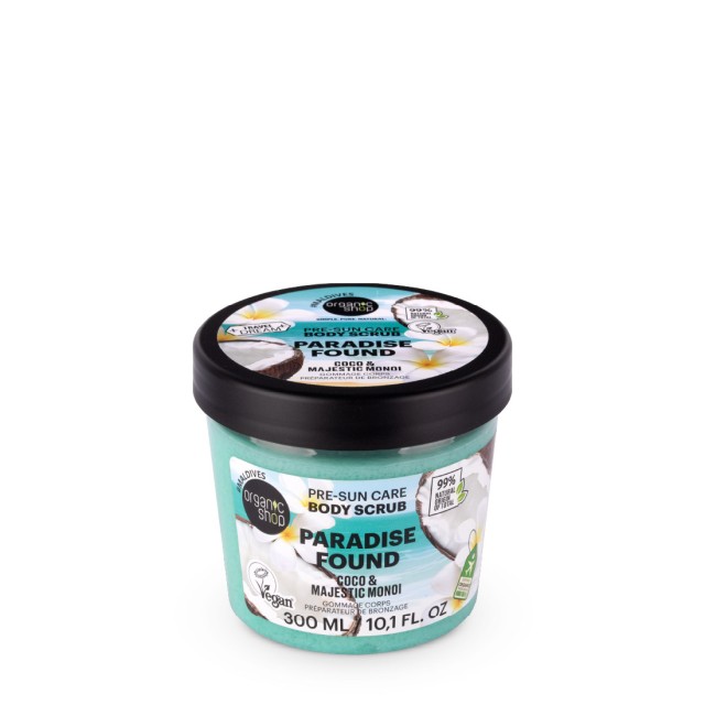 Natura Siberica Organic Shop Paradise Found Pre-Sun Care Body Scrub 300ml