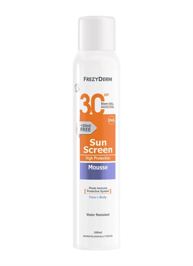 Frezyderm Sunscreen Mousse SPF30 200ml