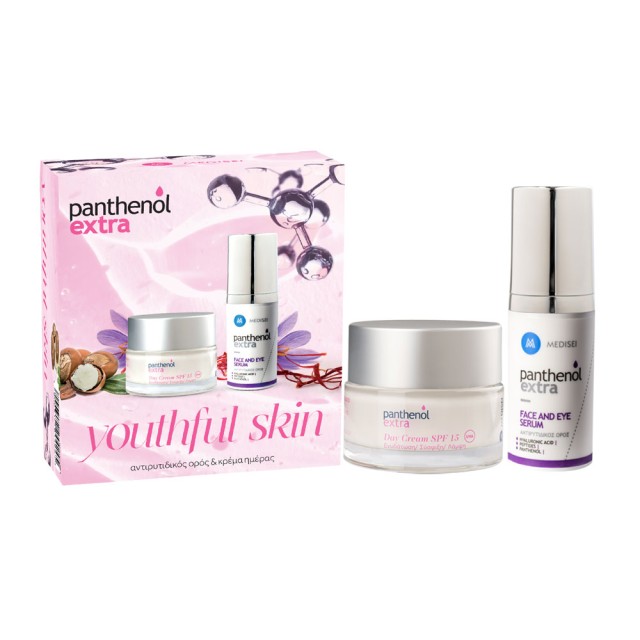 Panthenol Extra Promo Set Youthful Skin Serum&Day Cream