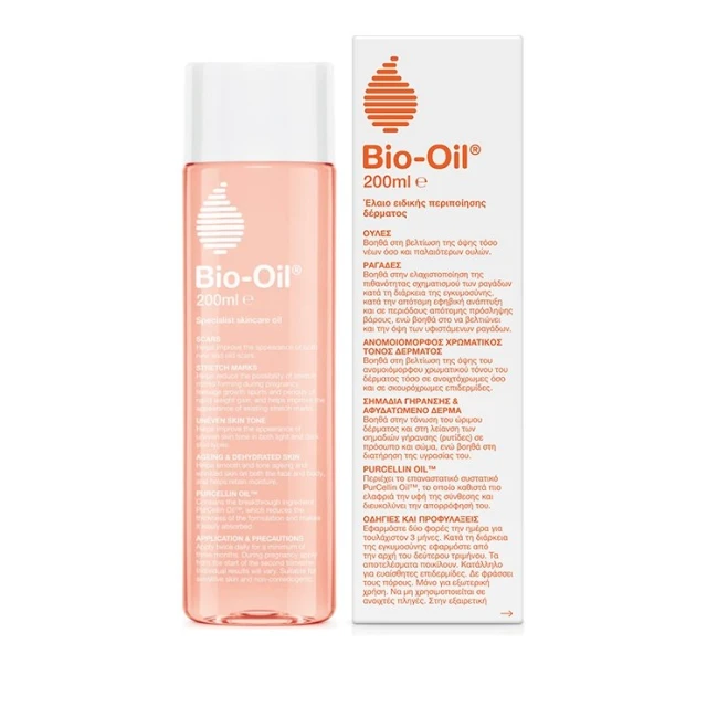 Bio Oil Skincare Oil Έλαιο Περιποίησης της επιδερμίδας για πρόληψη και ανάπλαση ουλών & ραγάδων 200ml