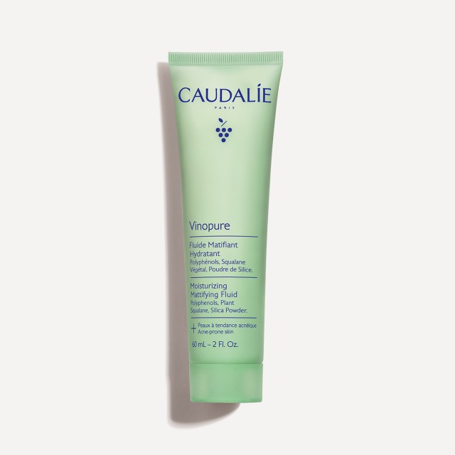 Caudalie Vinopure Moisturizing Mattifying Fluid Ενυδατική Κρέμα για Επιδερμίδες με τάση Ακμής 60ml