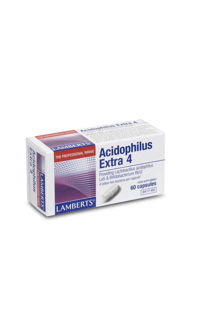 LAMBERTS ACIDOPHILUS EXTRA 4 60CAPS