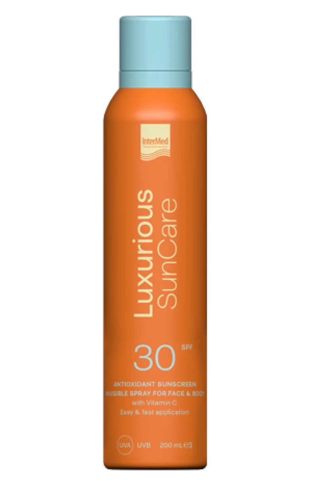 Intermed Luxurious Sun Care Invisible Spray Antioxidant Sunscreen SPF30 200ml