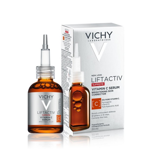 Vichy Liftactiv Supreme Vitamin C Serum Αντιρυτιδικός Ορός Προσώπου 20ml