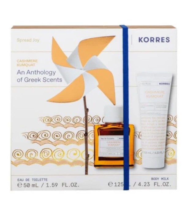 Korres Cashmere Kumquat Eau De Toilette 50ml + Γαλάκτωμα Σώματος 125ml