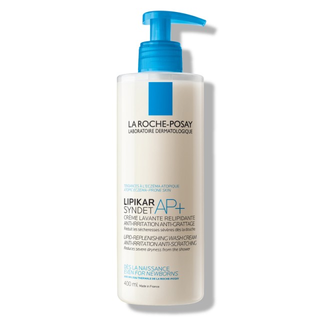 La Roche-Posay Lipikar Syndet AP+ Κρέμα Καθαρισμού για το Πολύ Ξηρό Δέρμα με Τάση Ατοπίας 400ml