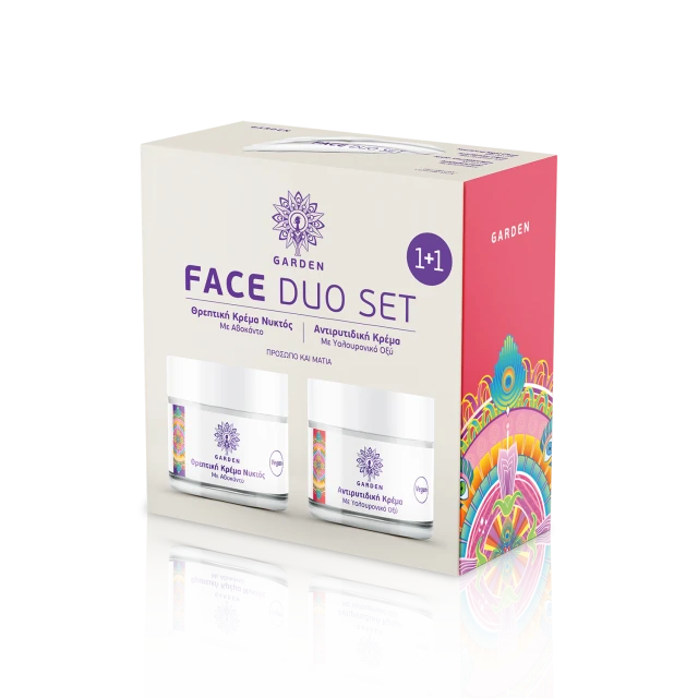Garden Face Duo Set No4 Nourishing Night Cream + Anti-Wrinkle Cream 2x50ml