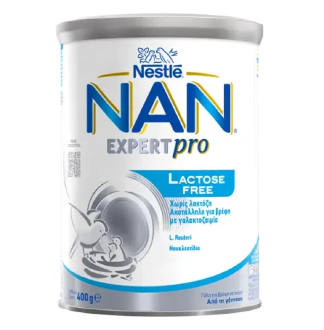 Nestle Nan Expertpro Lactose Free Βρεφικό Γάλα σε Σκόνη από τη Γέννηση 400g