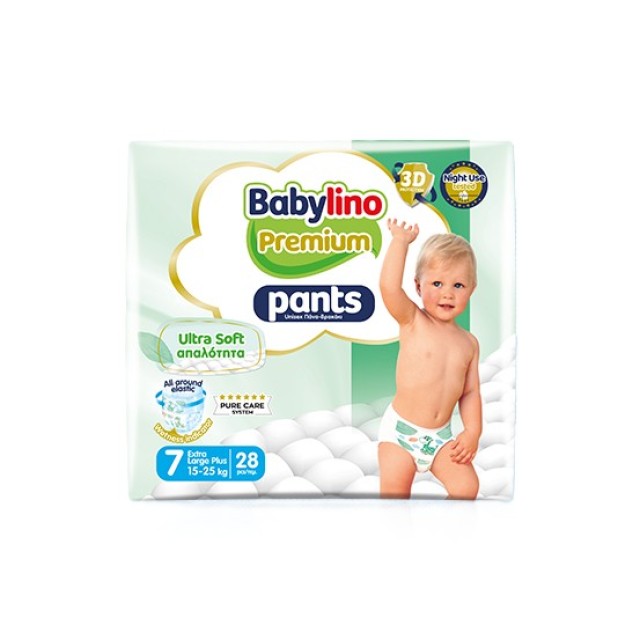 Babylino Premium Pants Extra Large Plus No7 15-25kg 28τμχ