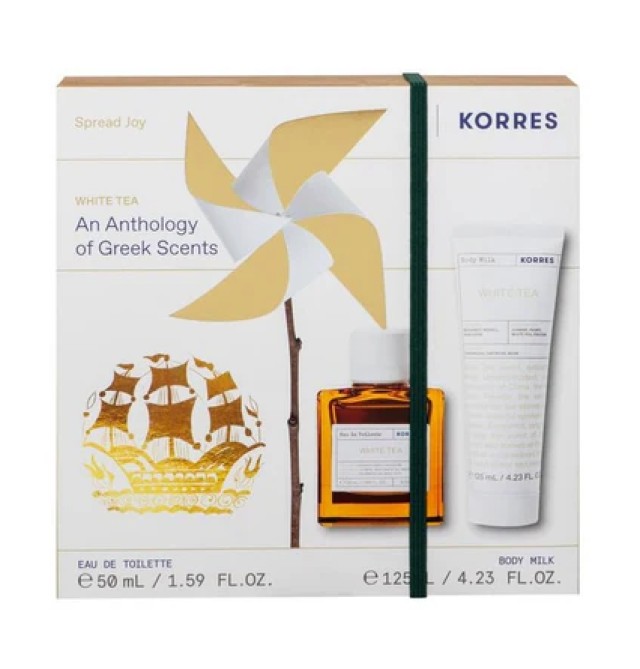 Korres White Tea Eau De Toilette 50ml + Γαλάκτωμα Σώματος 125ml Promo Pack