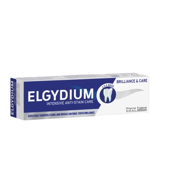 Elgydium Brillance & Care Toothpaste Εντατική Φροντίδα κατά των Λεκέδων 50ml