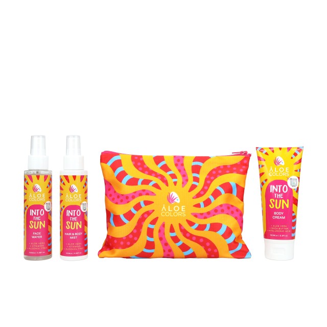 Aloe+ Colors Into the Sun Bag Hair&Body Mist + Body Cream + Face Water