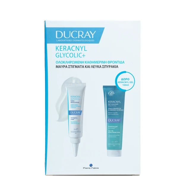 Ducray Keraknyl Glycolic+ Cream 30ml Promo Pack