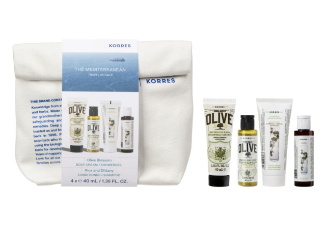 Korres The Mediterranean Travel Essentials Σετ Περιποίησης Μαλλιών & Σώματος