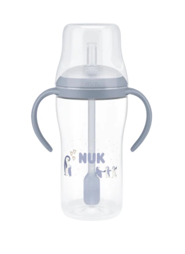 Nuk Perfect Match Training Cup με Καλαμάκι 8m+ 260ml Πιγκουίνος