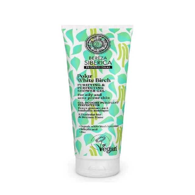 Natura Siberica Polar White Birch Purifying & Perfecting Shower Gel Αφρόλουτρο 200ml