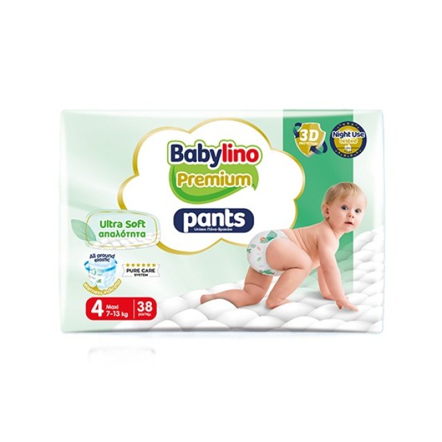 Babylino Premium Pants Maxi No4 7-13kg 38τμχ