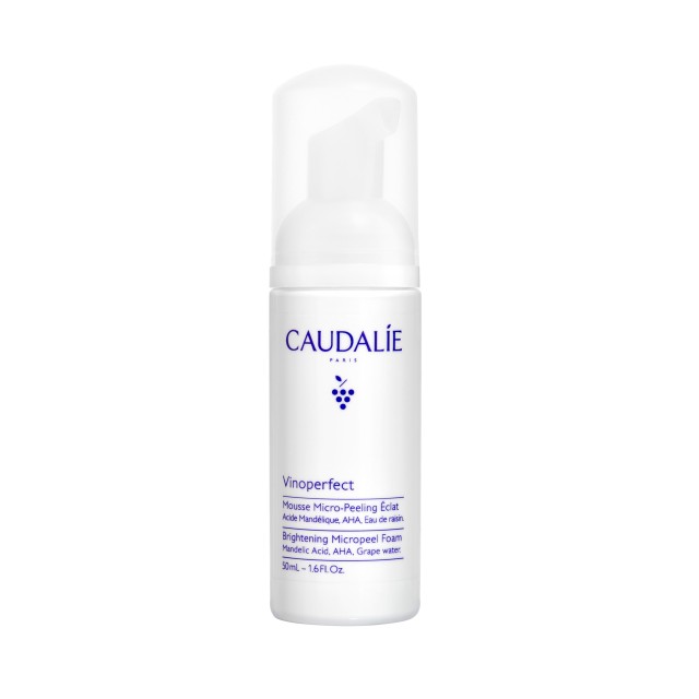 Caudalie Vinoperfect Brightening Micropeel Foam Αφρός Καθαρισμού Προσώπου 50ml