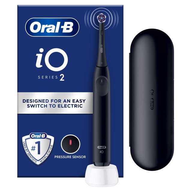 Oral-B iO Series 2 Clean&Care Μαύρη Ηλεκτρική Οδοντόβουρτσα