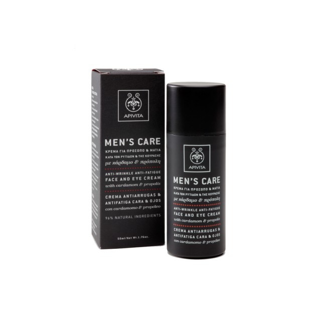 Apivita Mens Care Κρέμα κατά των Ρυτίδων & της Κούρασης 50ML