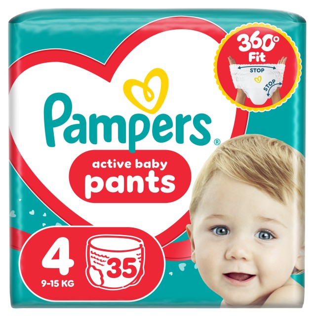 Pampers Pants No4 9-15kg 35τμχ